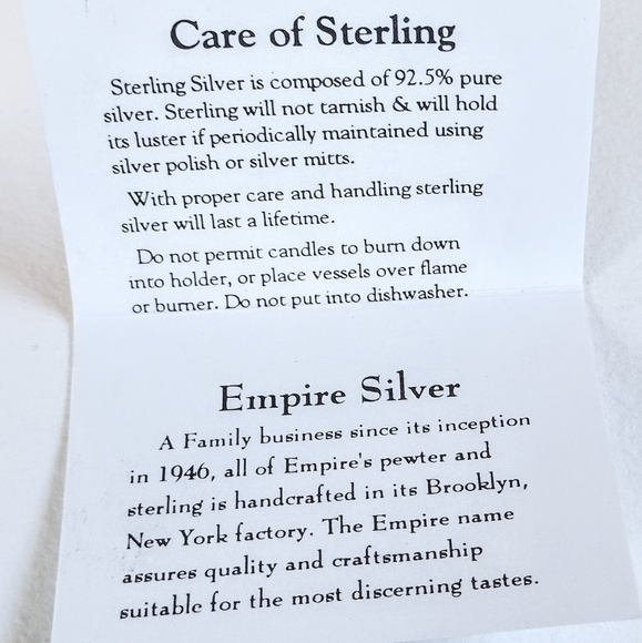 👶 Vintage Solid 925 Sterling Silver Baby Dumbbell Rattle Empire 22g Keepsake - Picture 8 of 9